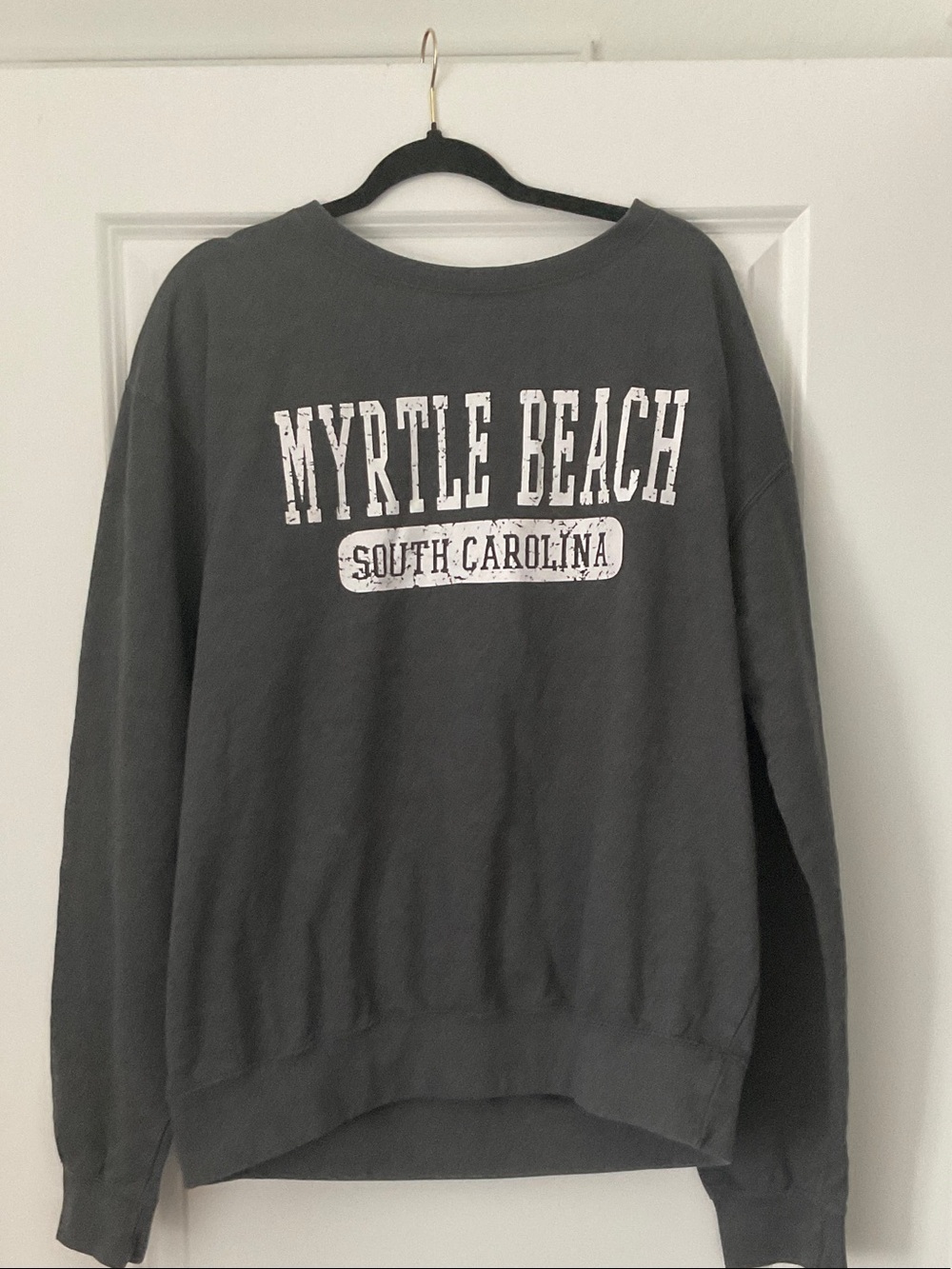 Myrtle Beach South Carolina Graphic Sweatshirt - Charcoal